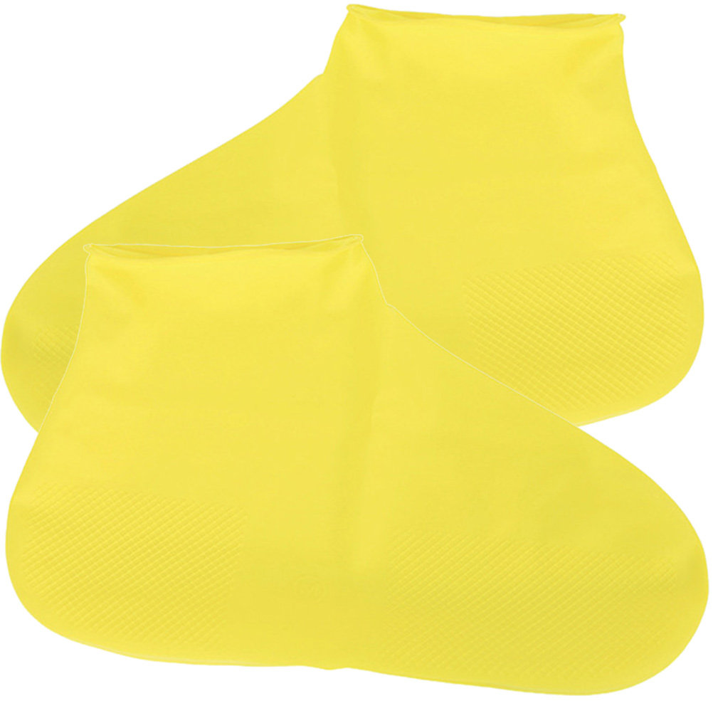 Men Shoes Yellow - Waterproof Disposable Latex Shoe Covers Elastic