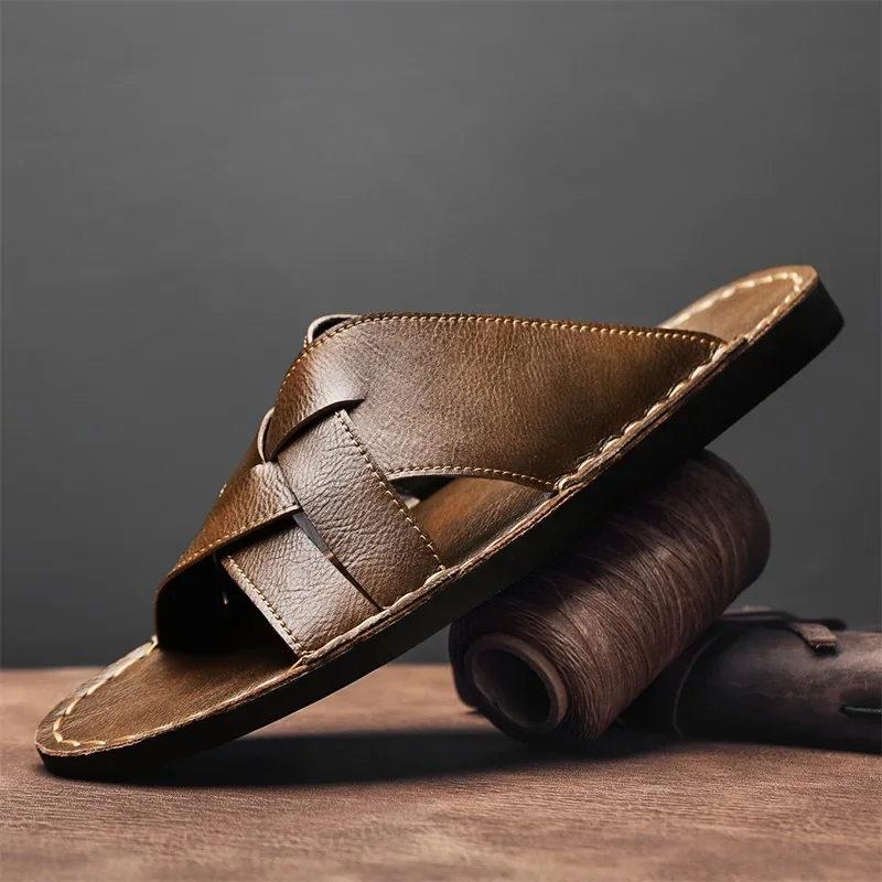 Genuine Leather Men Casual San - Men'S Shoes Qn recensione e prezzo