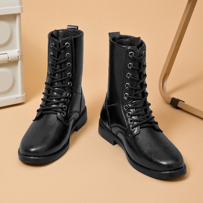 High-top Leather Boots Outdoor - Men'S Shoes Hiking recensione e prezzo