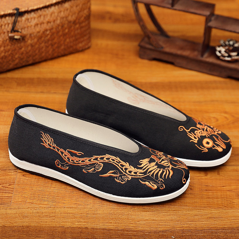 Vintage Chinese Kung Fu Shoes  - Men Shoes Yellow recensione e prezzo