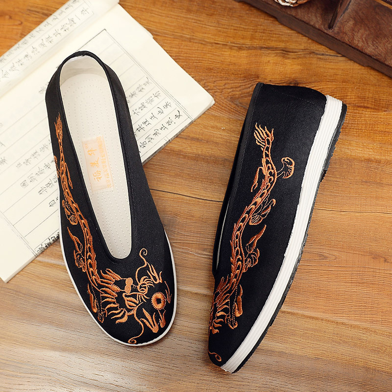 Vintage Chinese Kung Fu Shoes  - Men Shoes Yellow recensione e prezzo