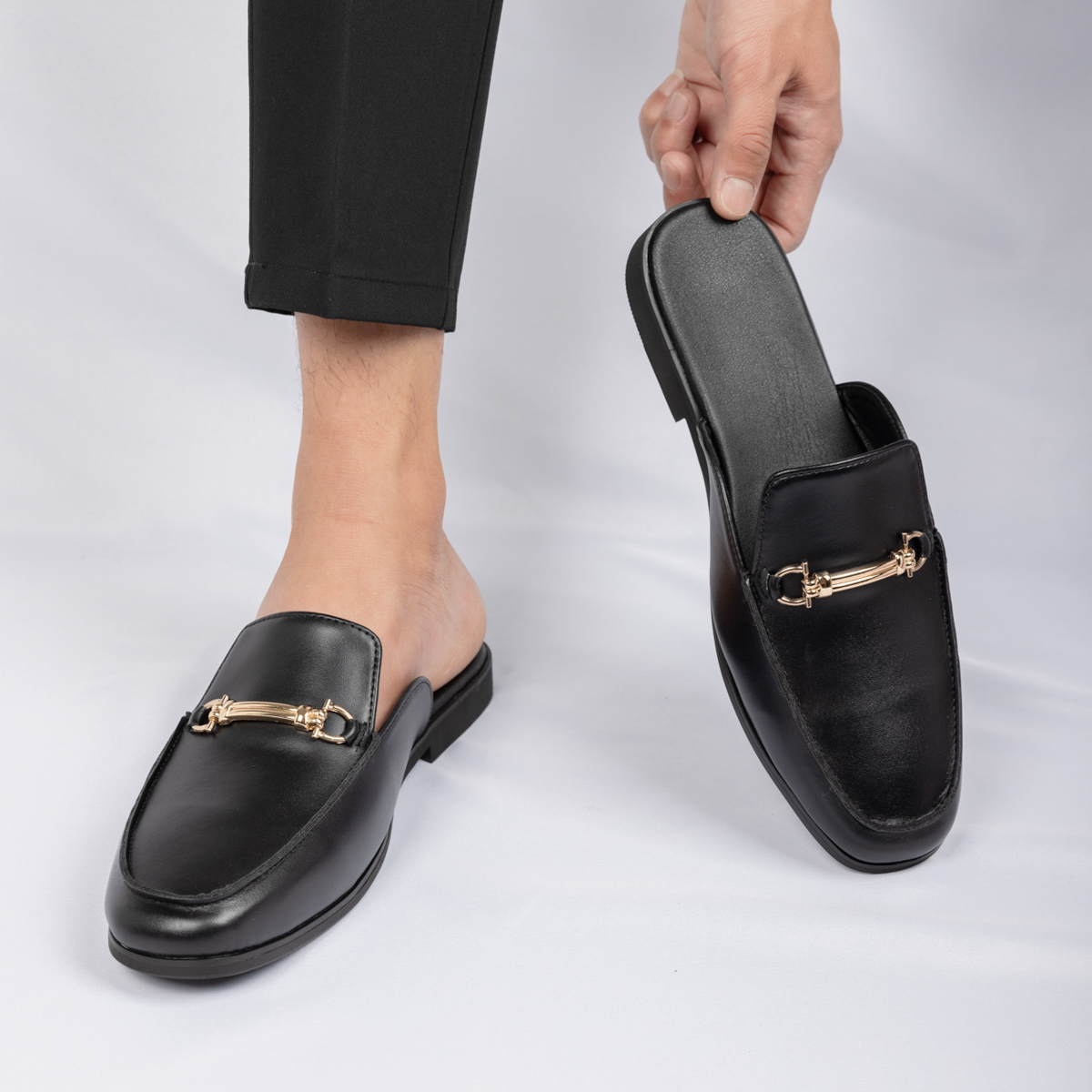 Fashion Men's Slip-on Half Sli - Men'S Shoes Qn recensione e prezzo