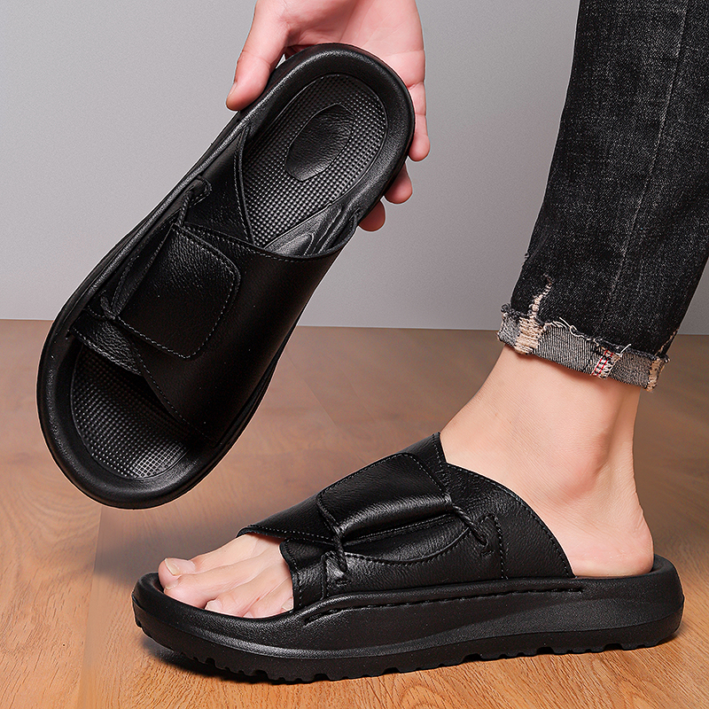 Leather Men's Slippers Slides  - Men'S Shoes Dockers recensione e prezzo