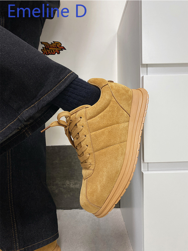 Yellow Thick Soled Lace Up Bre - Men Shoes Yellow recensione e prezzo