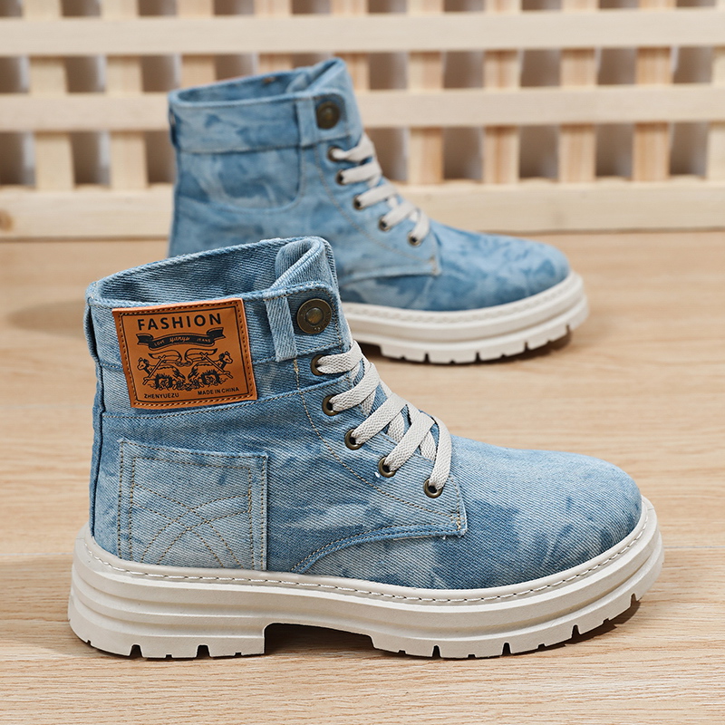 Washable Tie-Dye Denim High-To - Men'S Shoes Grip recensione e prezzo