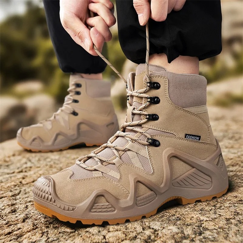 Men Tactical Boots Lace Up Bra - Men'S Shoes Hiking recensione e prezzo